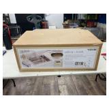 ALLEN+ROTH SINGLE BOWL STAINLESS STEEL SINK KIT