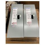 (2)- UNUSED EATON CIRCUIT BREAKER ENCLOSURES