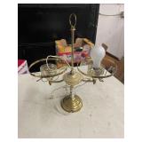 VINTAGE DOUBLE LIGHT TABLE LAMP