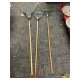 (3)- METAL RAKES