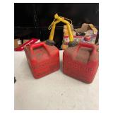 (2)- 2 GALLON GAS CANS