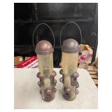 (2)- BIRD FEEDERS