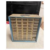HARDWARE STORAGE ORGANIZER WITH CONTENTS