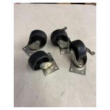 (4)- CASTOR WHEELS