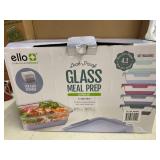 GLASS MEAL PREP FOOD STORAGE SET