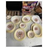 ASSORTED VINTAGE HOMER LAUGHLIN CHINA