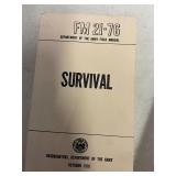VINTAGE MILITARY SURVIVAL BOOK