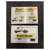 DIE CAST KENWORTH CAB WITH TRAILER