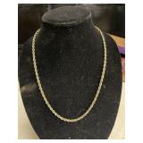 GOLD & SILVER TONE NECKALCE