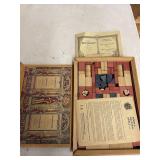 VINTAGE ANKER BAUVORLAGEN NO. 6 BUILDING BLOCKS