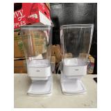 (2)- CEREAL DISPENSERS