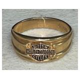 10K HARLEY DAVIDSON SIZE 11 RING