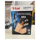 T-FAL 11 PIECE KNIFE SET WITH BLOCK