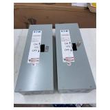 (2)- EATON CIRCUIT BREAKER ENCLOSURES