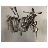 ASSORTED SILVER PLATED SILVERWARE
