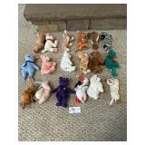 Large lot of beanie babies