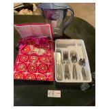 Silverware insulated bag, Britta pitcher