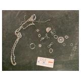 Steampunk jewelry lot