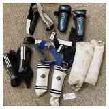 Lot of baseball softball pads gear