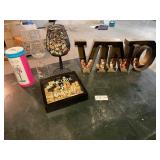 Lot of wine decorations