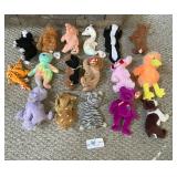 Large lot of TY beanie babies