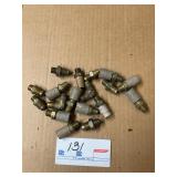 brass compression or hydraulic fittings