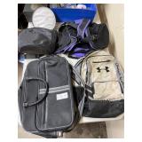 Under Armour, backpack and duffel bag