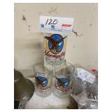 Lot of 3 Yuengling glass beer mugs