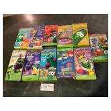Lot of veggie tales vhs tapes