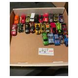 Tray lot of matchbox and hot wheel diecast cars