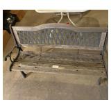 outdoor garden bench