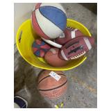 Football basketball lot