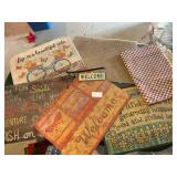 Lot of welcome mats