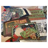 Lot of Christmas welcome mats