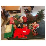 Large lot of Christmas decorations