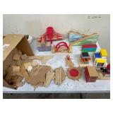 lot of Thomas the Tank wooden track accessories