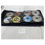 Large folder of DVDs