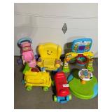Large lot of children's ride on toys