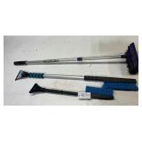 Ice scrapers snow brushes lot