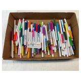 Tray lot of skinny markers