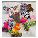 Large lot of stuffed animals