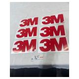 Lot of 6 3M tool box stickers