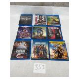 Blu-ray Marvel superheroes lot