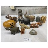 Large, lot of elephant figurines