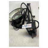 Folding magnifying glass lamp