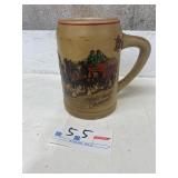 Budweiser Clydesdales beer Stein
