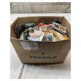 Box of unsorted sports cards