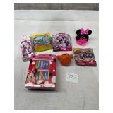 Disney's mini mouse puzzles, and book lot