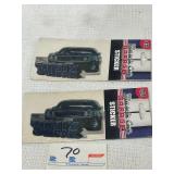 Dodge Challenger 340 six pak stickers