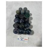 Votive candle lot dark colors